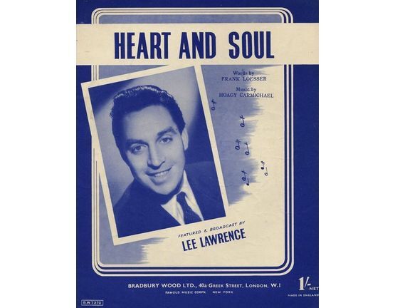 6542 | Heart and Soul - from "A Song is Born" - Joe Loss, Lee Lawrence