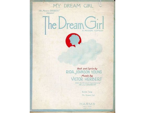 6551 | My Dream Girl (I loved you long ago) (Jack) - From the musical comedy The Dream Girl - For Piano and Voice