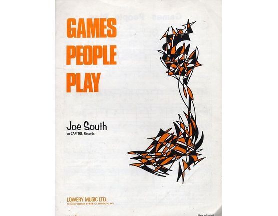 6581 | Games People Play - As performed by Joe South