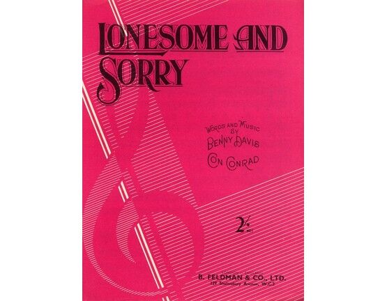 6587 | Lonesome And Sorry - Song as performed by Miss Victoria Carmen, Jack Howard, Daisy Leon