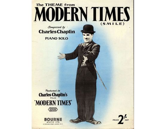 6599 | Theme from "Modern Times" - (Smile) Piano Solo - Featuring Charles Chaplin