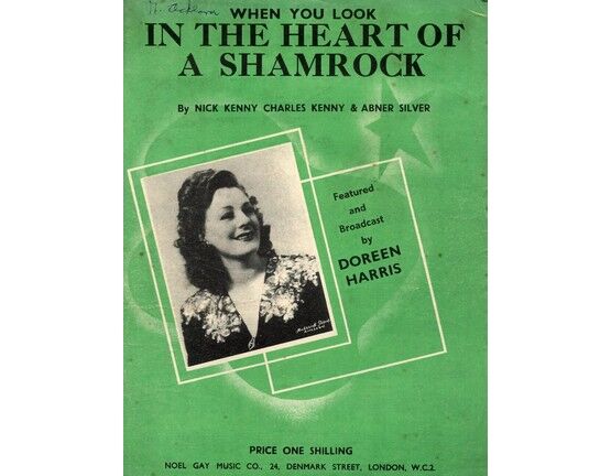 6629 | When You Look in the Heart of a Shamrock -  Anne Shelton, Doreen Harris