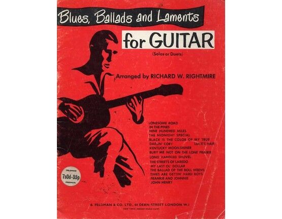 6630 | Blues, Ballads and Laments for Guitar - Solos or Duets