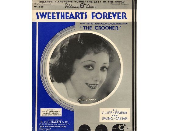 6630 | Sweethearts Forever - From the First National/Vitaphone Production ''The Crooner''