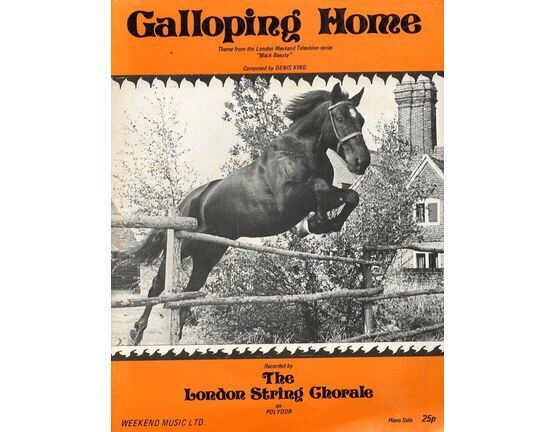 6646 | Galloping Home - Theme from the London Weekend Television series Black Beauty - recorded by the London String Chorale