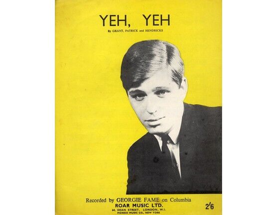 6734 | Yeh, Yeh - As performed by Matt Bianco, Georgie Fame