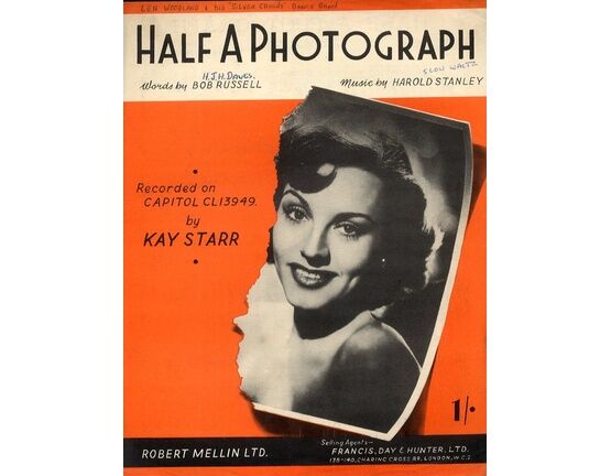 6756 | Half a Photograph - Song Recorded and Featured by Kay Starr