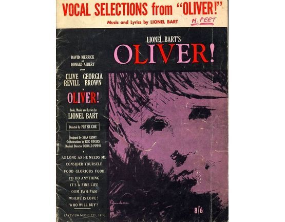 6783 | Vocal Selections from "Oliver!"