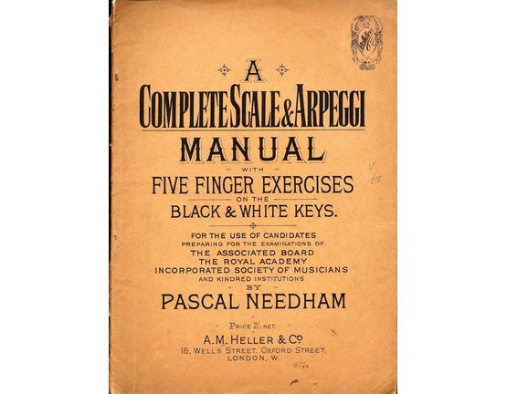 6849 | A Complete Scale & Arpeggi Manual - With Finger Exercises on the Black and White keys
