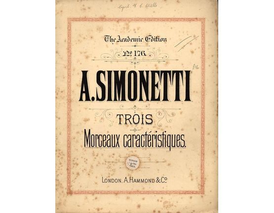6925 | Trois Morceaux caracteristiques - The Academic Edition No. 176