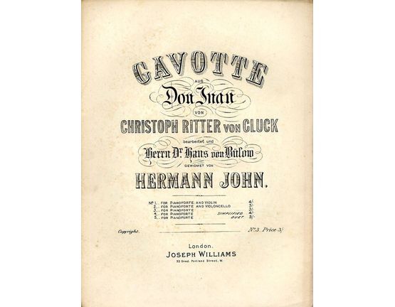 7042 | Gavotte aus Don Juan - For Piano