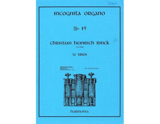 7100 | 12 Trios - Incognita Organo - Volume 15