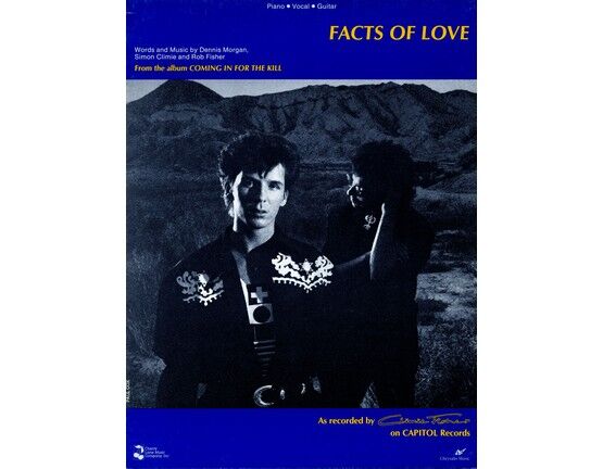 7138 | Facts of Love - Featuring Climie Fisher - Piano - Vocal - Guitar