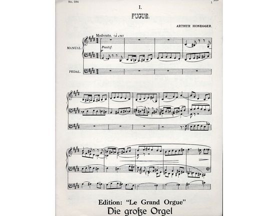 7157 | Fugue and Choral - Edition Le Grand Orgue No. 584
