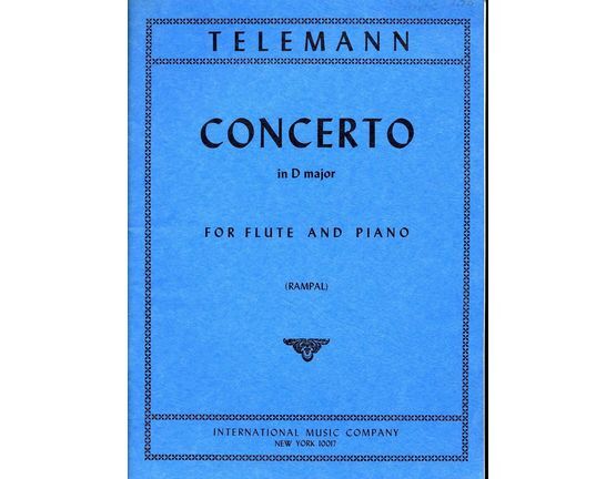 7237 | Concerto in D major - For Flute and Piano