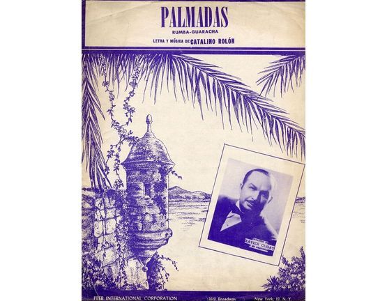 7244 | Palmadas - Rumba -  Creacion de Xavier Cugat - For Piano and Voice with Guitar chord symbols - Spanish Lyrics