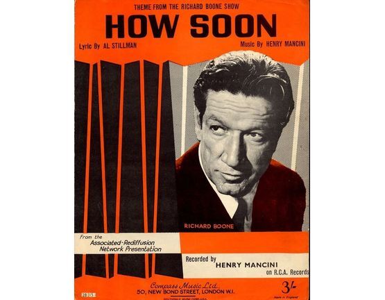 7256 | How Soon -  Theme from "The Richard Boone Show"  - Featuring Richard Boone