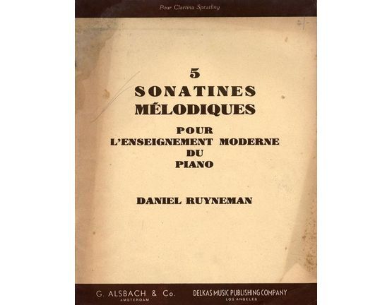 7283 | 5 Sonatines Melodiques - Pour L'Enseignement Moderne du Piano
