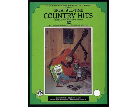 7299 | Great All Time Country Hits - 60 of the Greatest Country Songs Ever Written - Melody, Lyrics and Guitar Chords