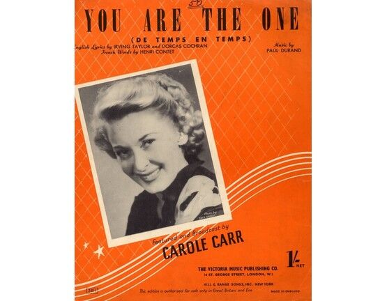 7303 | You Are The One (De Temps en Temps) - Featuring Carole Carr
