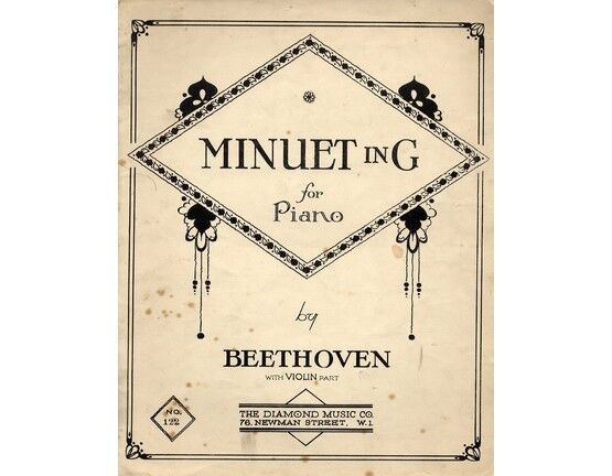 7419 | Beethoven - Minuet in G for Piano