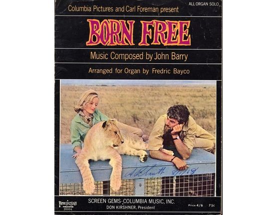 7421 | Born Free - All Organ Solo - Theme from film "Born Free"