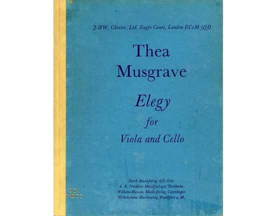 7451 | Thea Musgrave - Elegy - For Viola and Cello