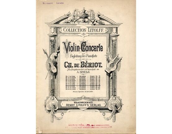 7456 | Beriot - Concerto No. 7 (Op. 76) - For Violin and Piano