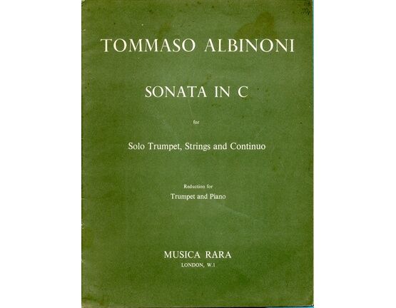 7461 | Albinoni - Sonata in C - Transcribed for Trumpet and Piano