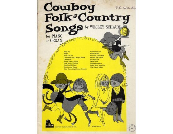 7528 | Cowboy Folk and Country Songs - For Piano or Organ