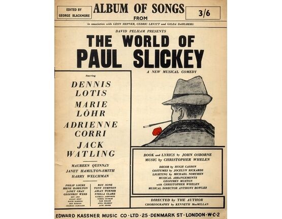 7632 | Album of Songs from The World of Paul Slickey - A New Musical Comedy