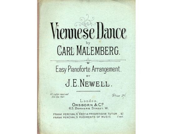 7690 | Viennese Dance - Easy pianoforte arrangement