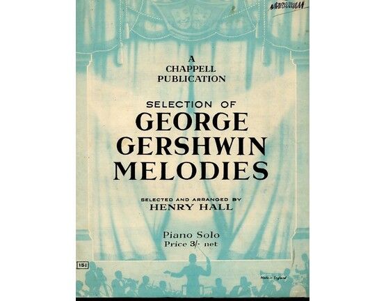 7765 | George Gershwin Melodies, Piano Selection