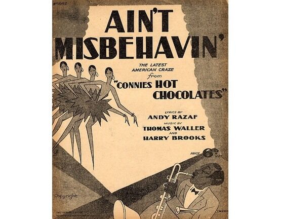 7767 | Ain't Misbehavin' - from 'Connies Hot Chocolates'
