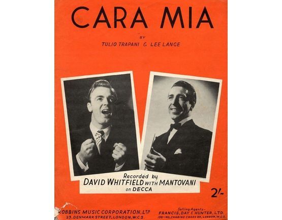 7773 | Cara Mia - Song - Featuring  David Whitfield, Mantovani, Englebert Humperdinck