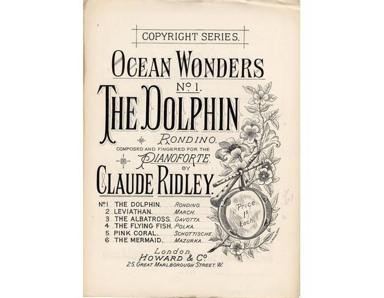 7786 | Ocean Wonders No. 1 - The Dolphin - Rondino composed and fingered for the Pianoforte