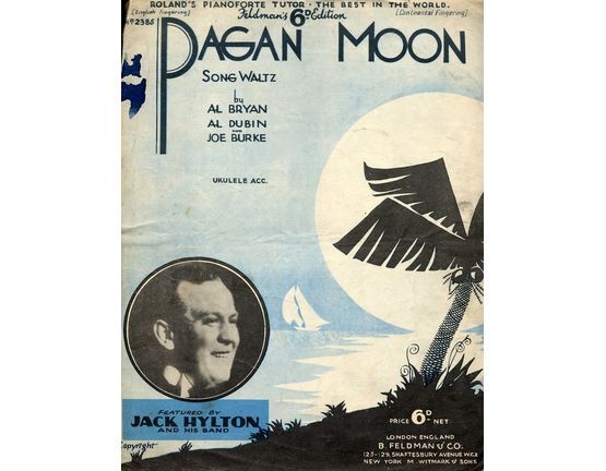 7791 | Pagan Moon - As performed by Jack Hylton, Derickson & Brown