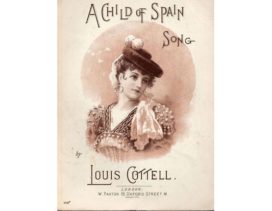7800 | A Child of Spain - Song  for Piano and Voice - Paxton edition No. 1019