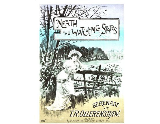 7800 | Neath the Watching Stars  - Serenade for Piano and Voice - Paxton Edition No. 1025