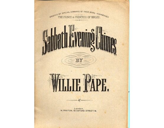 7800 | Sabbath Evening Chimes - Fantasia for the Pianoforte on The Bells of Aberdovey - Op.52
