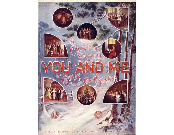 7803 | A Christmas Souvenir for You and Me of Gems from the Great Masters - Piano Solos
