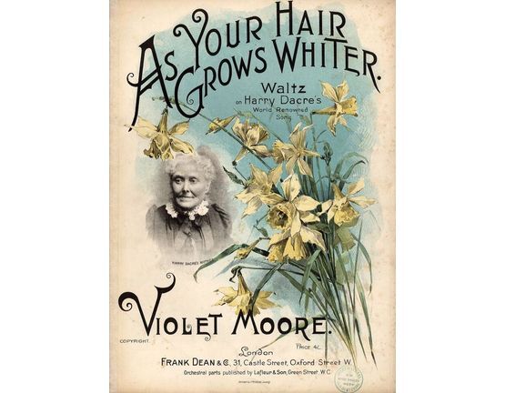 7806 | As Your Hair Grows Whiter - Waltz on Harry Dacre's World renowned song - For Piano Solo