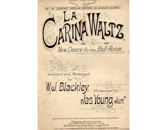 7807 | La Carina Waltz - New Dance for the Ball Room