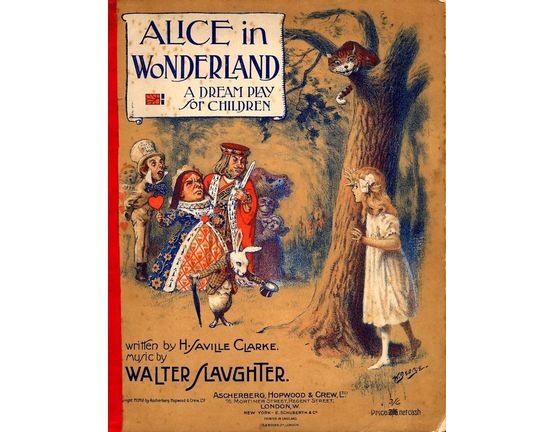 7809 | Alice in Wonderland - A Dream play for Children - For Piano and Voice