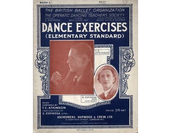 7809 | Dance Exercises (Elementary Syllabus) - The British Ballet Organization - Book 1