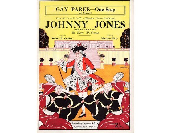 7809 | Gay Paree - One Step or March for Piano Solo - From Sir Oswald Stoll's Alhambra Theatre production "Johnny Jones (and his sister Sue)"