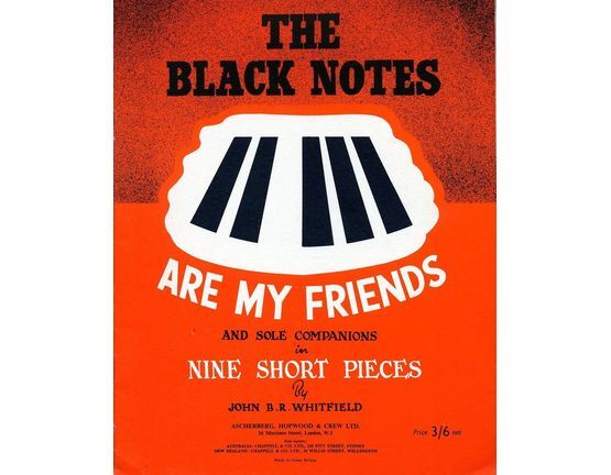 7809 | The Black Notes are my Friends - Nine Short Piano Pieces on the Black Notes only