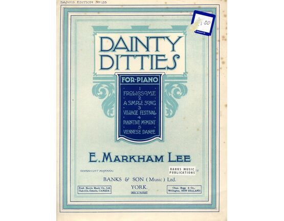 7817 | Dainty Ditties for Piano - Banks Edition No. 155