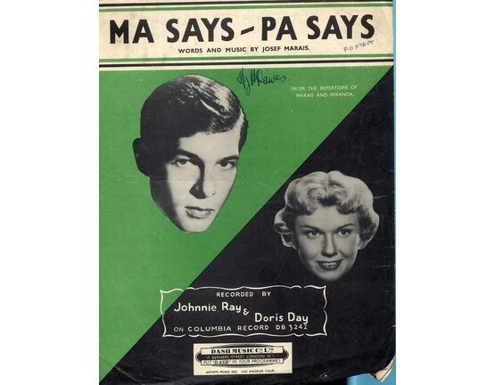 7830 | Ma Says, Pa Says - Song - Featuring Johnnie Ray and Doris Day