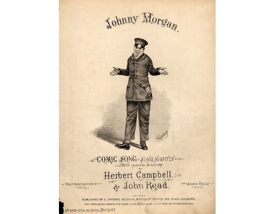 7845 | Johnny Morgan - Comic Song - Sung Nightly by Herbert Campbell